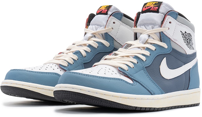 에어 조던 1 '여름 학' (커스텀) 555088-603(TeamB-男女款雾霾蓝白蓝) Lookbook 에어 조던 1 '여름 학' (커스텀) 555088-603(TeamB-男女款雾霾蓝白蓝)
