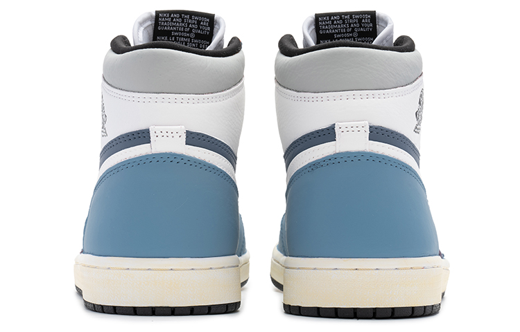 Purchase [Kasut Custom] Air Jordan 1 Tinggi OG 'Haze Blue Summer Crane' 555088-603(TeamB-男女款雾霾蓝白蓝)