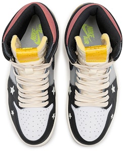 Jordan 1 "Hei Gui - Grulla Salvaje" 555088-118(TeamB-男女款涂鸦五角星黑灰) Shop Jordan 1 "Hei Gui - Grulla Salvaje" 555088-118(TeamB-男女款涂鸦五角星黑灰)