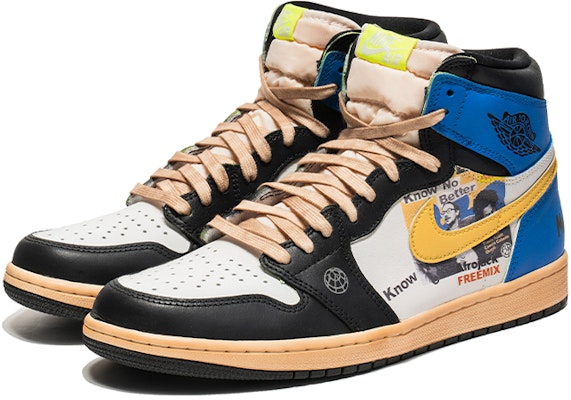 【定製球鞋】 Jordan Air Jordan 1 High OG 野鶴製造 黑藍腳趾 文藝風 特殊定製款 高幫 復古籃球鞋 男女同款 深藍 Lookbook 【定製球鞋】 Jordan Air Jordan 1 High OG 野鶴製造 黑藍腳趾 文藝風 特殊定製款 高幫 復古籃球鞋 男女同款 深藍