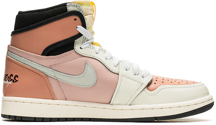 カスタムAJ1 ハイ OG "アイス ピンク ホワイト" 555088-118(TeamB-情人男女款白粉) Order カスタムAJ1 ハイ OG "アイス ピンク ホワイト" 555088-118(TeamB-情人男女款白粉)