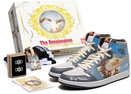 에어 조던 1 '인디고 블루 르네상스' (커스텀) 555088-603(TeamB-油画靛石蓝C-BOX) Buy 에어 조던 1 '인디고 블루 르네상스' (커스텀) 555088-603(TeamB-油画靛石蓝C-BOX)