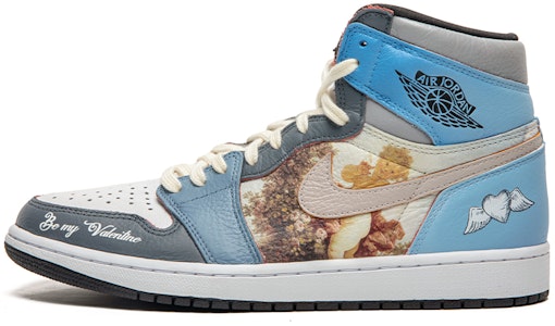 【定制球鞋】Jordan Air Jordan 1 High OG 野鶴製造 復古油畫風 文藝復興 高幫 復古籃球鞋 男女同款 靛石藍 Buy 【定制球鞋】Jordan Air Jordan 1 High OG 野鶴製造 復古油畫風 文藝復興 高幫 復古籃球鞋 男女同款 靛石藍