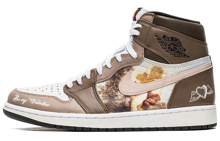[Custom Shoes] Air Jordan 1 High OG 'Mocha Oil Painting'