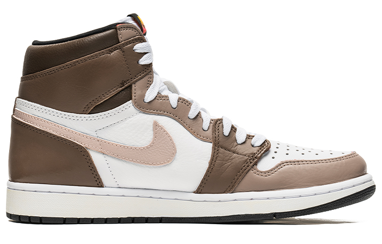 Order [Kasut Custom] Air Jordan 1 High OG 'Mocha Oil Painting' Lukisan Minyak. 555088-603(TeamB-油画摩卡)