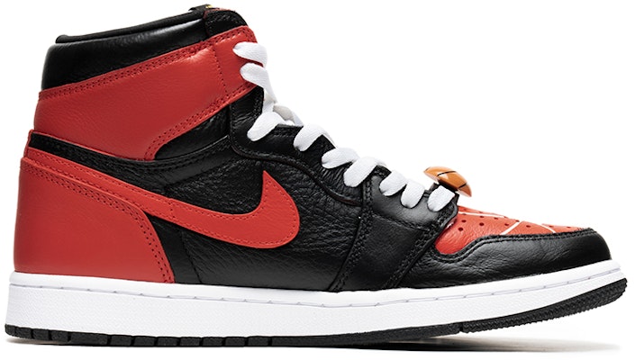 【定製球鞋】 Jordan Air Jordan 1 High OG 復古籃球鞋 灌籃高手主題 櫻木花道 高幫 板鞋 男女同款 黑紅 Order 【定製球鞋】 Jordan Air Jordan 1 High OG 復古籃球鞋 灌籃高手主題 櫻木花道 高幫 板鞋 男女同款 黑紅
