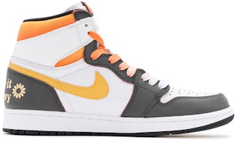 【定制球鞋】 Jordan Air Jordan 1 High OG 野鶴製造 向日葵 漸變 手繪 特殊鞋帶 高幫 復古籃球鞋 男女同款 綠橙 Order 【定制球鞋】 Jordan Air Jordan 1 High OG 野鶴製造 向日葵 漸變 手繪 特殊鞋帶 高幫 復古籃球鞋 男女同款 綠橙