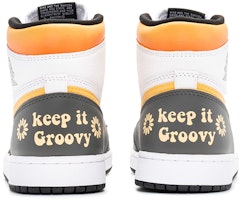 【定制球鞋】 Jordan Air Jordan 1 High OG 野鶴製造 向日葵 漸變 手繪 特殊鞋帶 高幫 復古籃球鞋 男女同款 綠橙 Purchase 【定制球鞋】 Jordan Air Jordan 1 High OG 野鶴製造 向日葵 漸變 手繪 特殊鞋帶 高幫 復古籃球鞋 男女同款 綠橙