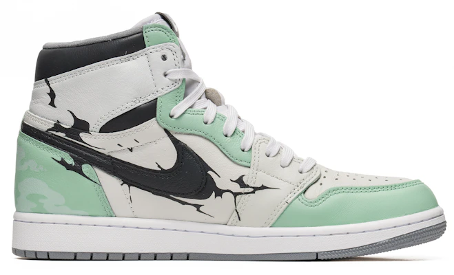 カスタムAJ1 ハイ OG "ティファニーグリーン" 555088-037(Team22-七夕水墨A-BOX) Order カスタムAJ1 ハイ OG "ティファニーグリーン" 555088-037(Team22-七夕水墨A-BOX)