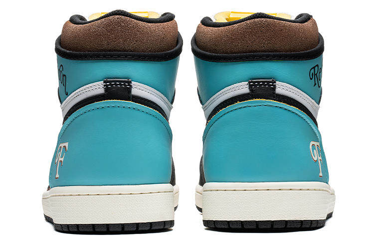 Shop 【定制球鞋】Jordan Air Jordan 1 High OG 野鶴製造 未來主題 機能風 特殊定制款 高幫 復古籃球鞋 男女同款 白藍