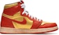 에어 조던 1 레트로 '토끼의 해 레드 골드' 555088-161(TeamB-男女款新年红金R-BOX)