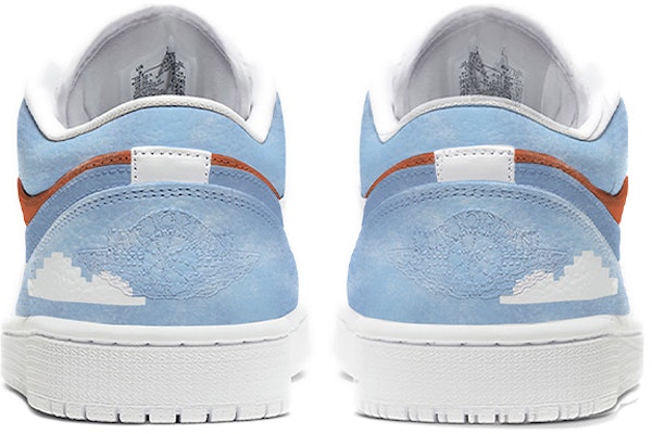 【定制球鞋】Jordan Air Jordan 1 Low 風活動 噴繪 王牌飛行員 低幫 復古籃球鞋 男款 藍橙 Shop 【定制球鞋】Jordan Air Jordan 1 Low 風活動 噴繪 王牌飛行員 低幫 復古籃球鞋 男款 藍橙