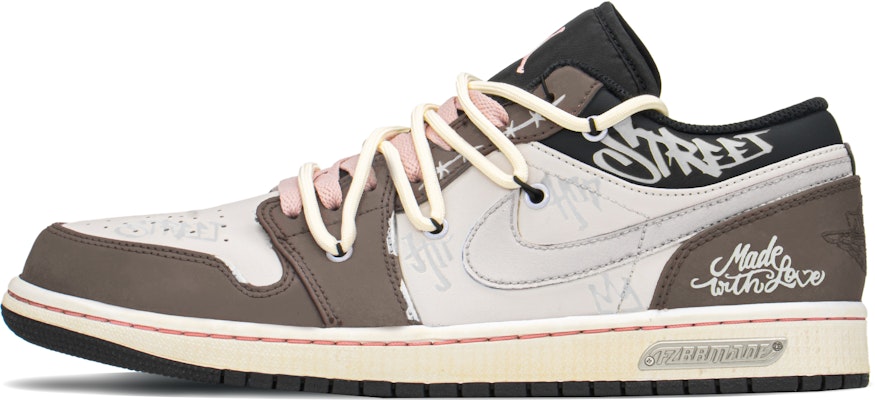 에어 조던 1 로우 '아가우드 모카' 커스텀 슈즈 553558-062(TeamA-AJ爱情做摩卡) Buy 에어 조던 1 로우 '아가우드 모카' 커스텀 슈즈 553558-062(TeamA-AJ爱情做摩卡)