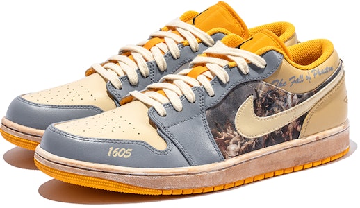 カスタムAJ1 ロー "アマリロ ヴィンテージホワイト" 553558-701(TeamB-男款阿玛戎之战) Lookbook カスタムAJ1 ロー "アマリロ ヴィンテージホワイト" 553558-701(TeamB-男款阿玛戎之战)