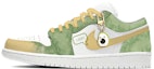 Buy 【定制球鞋】 Jordan Air Jordan 1 Low 健康生活 牛油果 噴繪 美食主題定制 低幫 復古籃球鞋 男款 黃綠