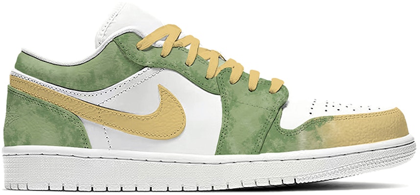 【定制球鞋】 Jordan Air Jordan 1 Low 健康生活 牛油果 噴繪 美食主題定制 低幫 復古籃球鞋 男款 黃綠 Order 【定制球鞋】 Jordan Air Jordan 1 Low 健康生活 牛油果 噴繪 美食主題定制 低幫 復古籃球鞋 男款 黃綠