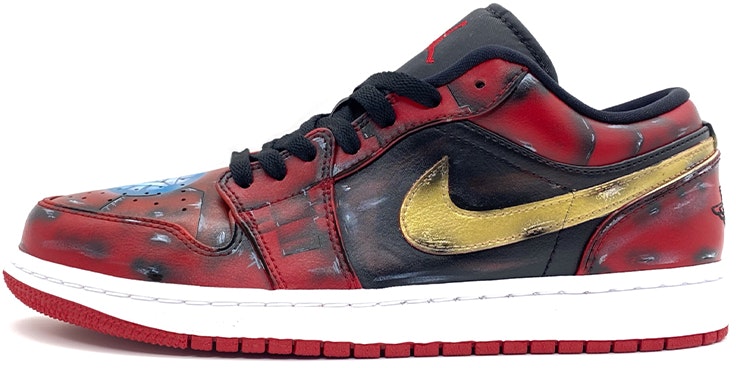 custom-shoes-air-jordan-1-low-battle-worn-iron