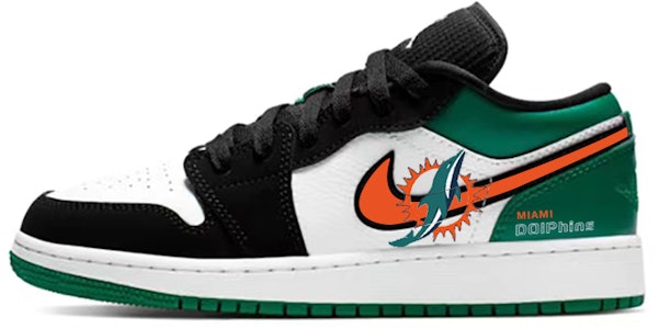 【定制鞋款】Air Jordan 1 Low '黑绿配色' 553560-113(Team56-星月海豚) Buy 【定制鞋款】Air Jordan 1 Low '黑绿配色' 553560-113(Team56-星月海豚)