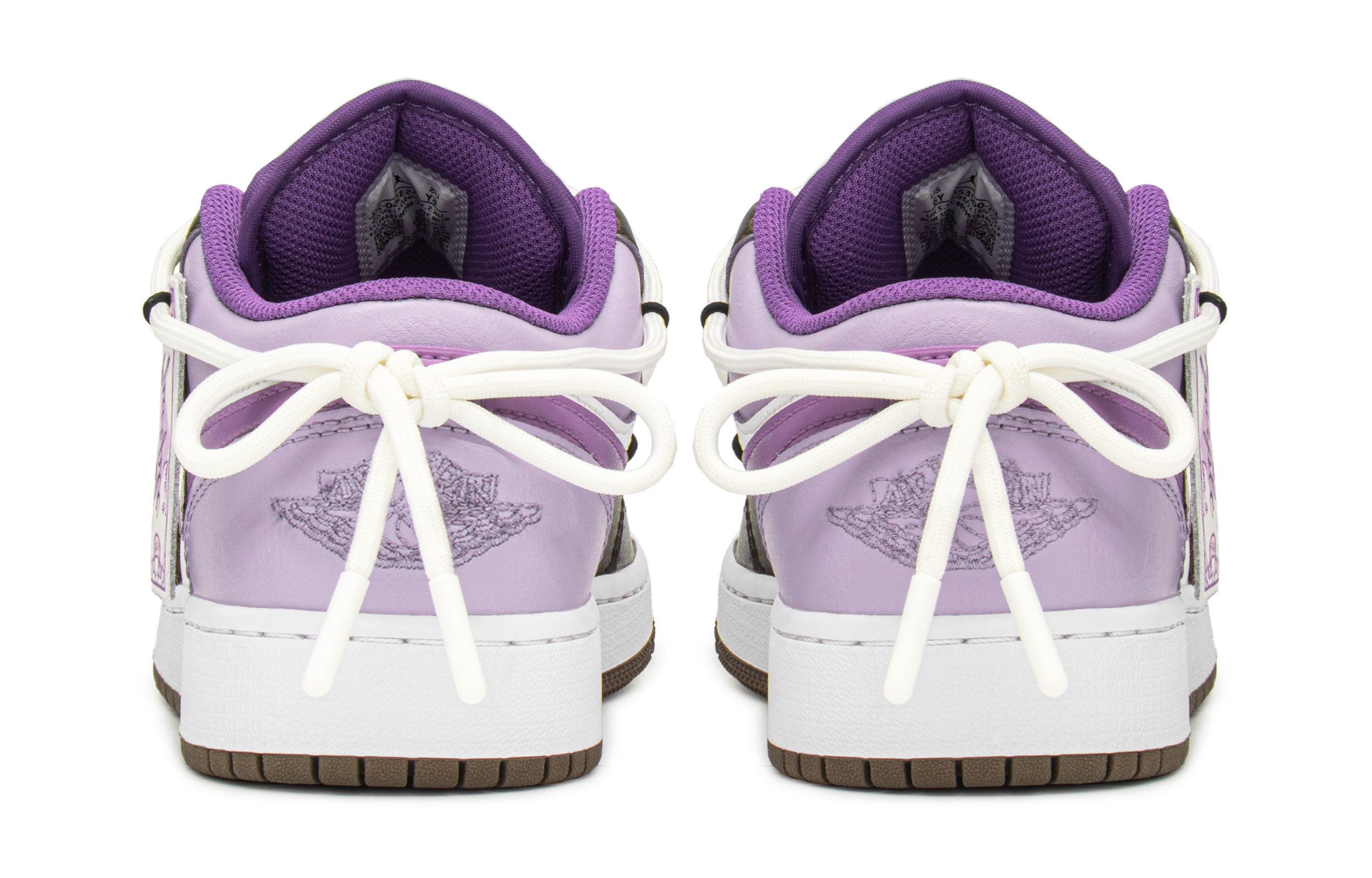 Shop [定制鞋] Air Jordan 1 Low '黑褐紫 Y2K' 553560-215(TeamA-AJ星紫情人)