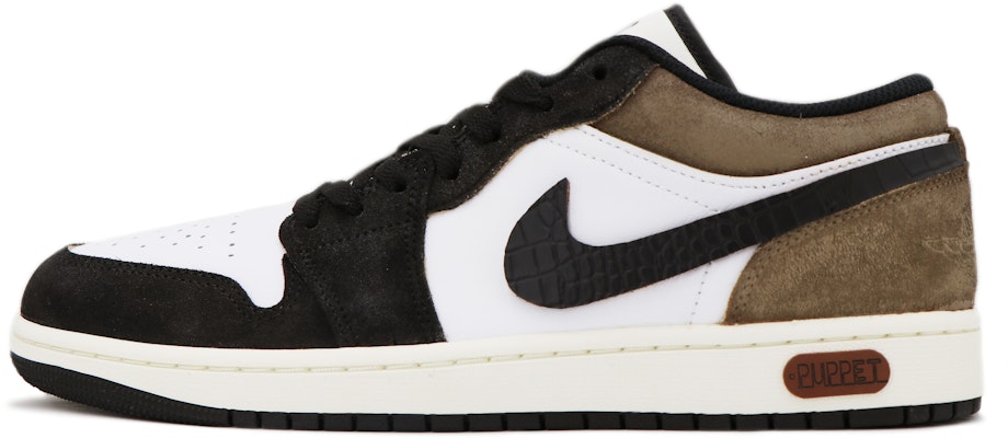 【訂製球鞋】 Jordan Air Jordan 1 Low 蒸氣木偶 黑咖騎士 鱷魚紋 低筒 復古籃球鞋 GS 黑棕 Buy 【訂製球鞋】 Jordan Air Jordan 1 Low 蒸氣木偶 黑咖騎士 鱷魚紋 低筒 復古籃球鞋 GS 黑棕