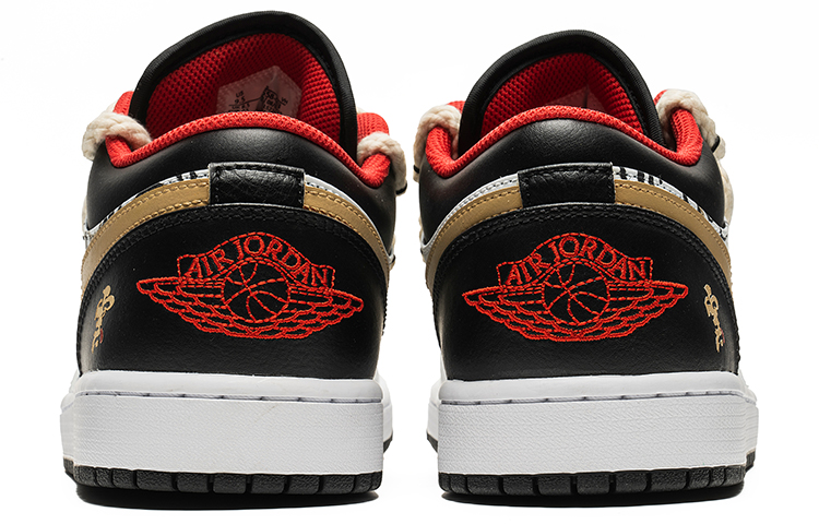 Purchase 커스텀 에어 조던 1 로우 '블랙 골드 잉크 클라우드' 553558-063(TeamB-黑金水墨S-BOX)