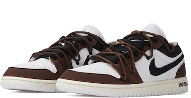 Air Jordan 1 Low 'Black Mocha Distressed' - Sepatu Custom DN1635-002(Team拾柒-男款黑巧摩卡球鞋) Lookbook Air Jordan 1 Low 'Black Mocha Distressed' - Sepatu Custom DN1635-002(Team拾柒-男款黑巧摩卡球鞋)