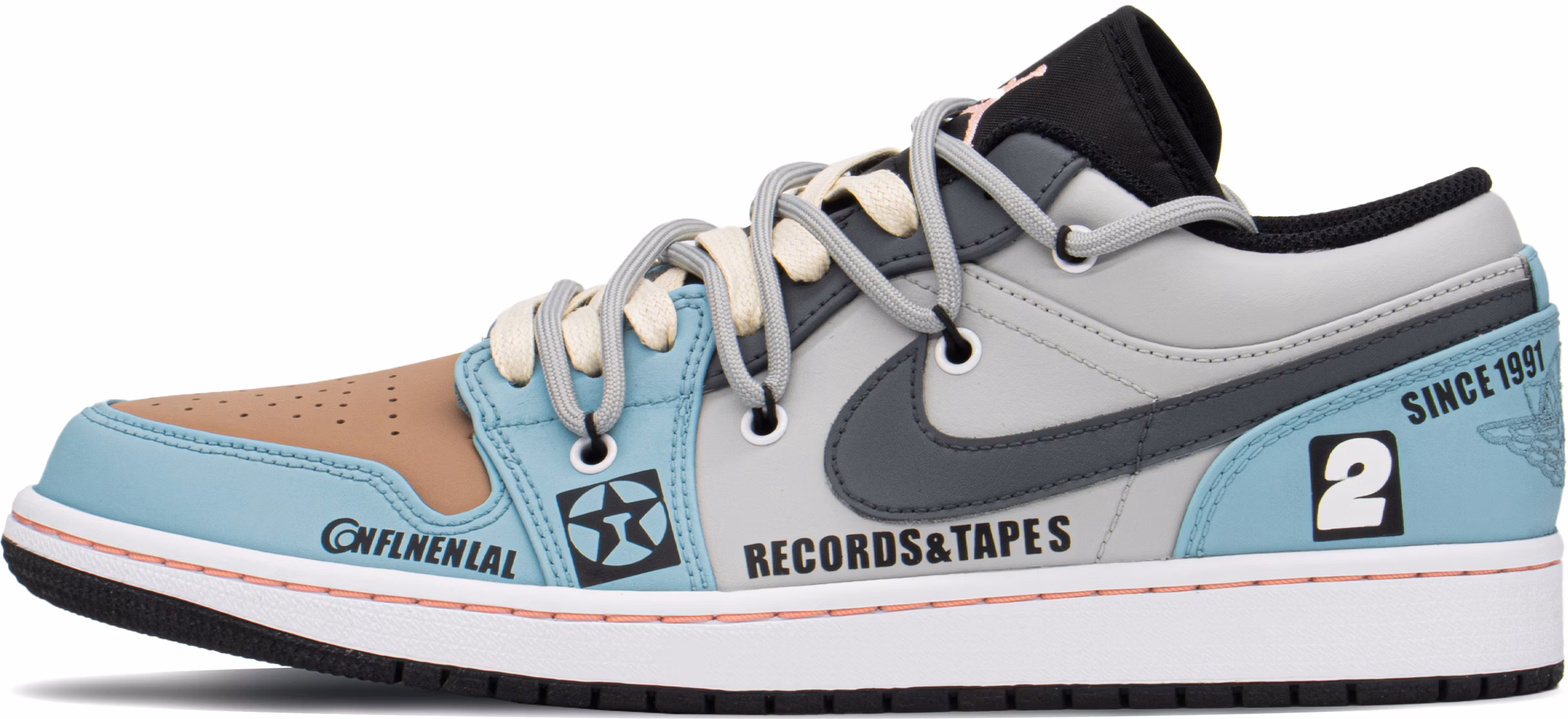 custom-shoes-air-jordan-1-low-black-pale-yellow