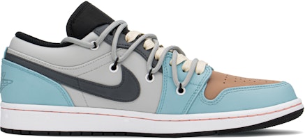 【定制球鞋】喬丹 Air Jordan 1 Low FZBB 特殊禮盒 千斤頂 解構鞋帶 低幫 復古籃球鞋 男款 黑米黃 Order 【定制球鞋】喬丹 Air Jordan 1 Low FZBB 特殊禮盒 千斤頂 解構鞋帶 低幫 復古籃球鞋 男款 黑米黃