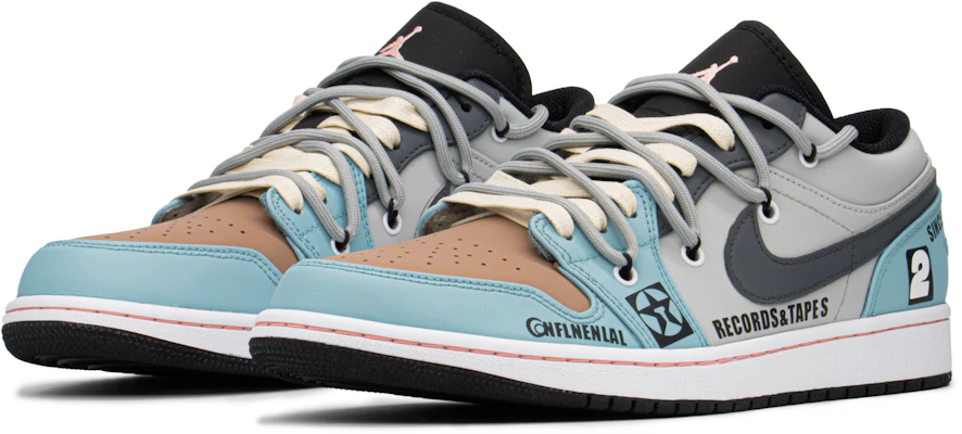 에어 조던 1 로우 '블랙 페일 옐로우' (커스텀) 553558-062(TeamA-AJ千斤顶S-BOX) Lookbook 에어 조던 1 로우 '블랙 페일 옐로우' (커스텀) 553558-062(TeamA-AJ千斤顶S-BOX)