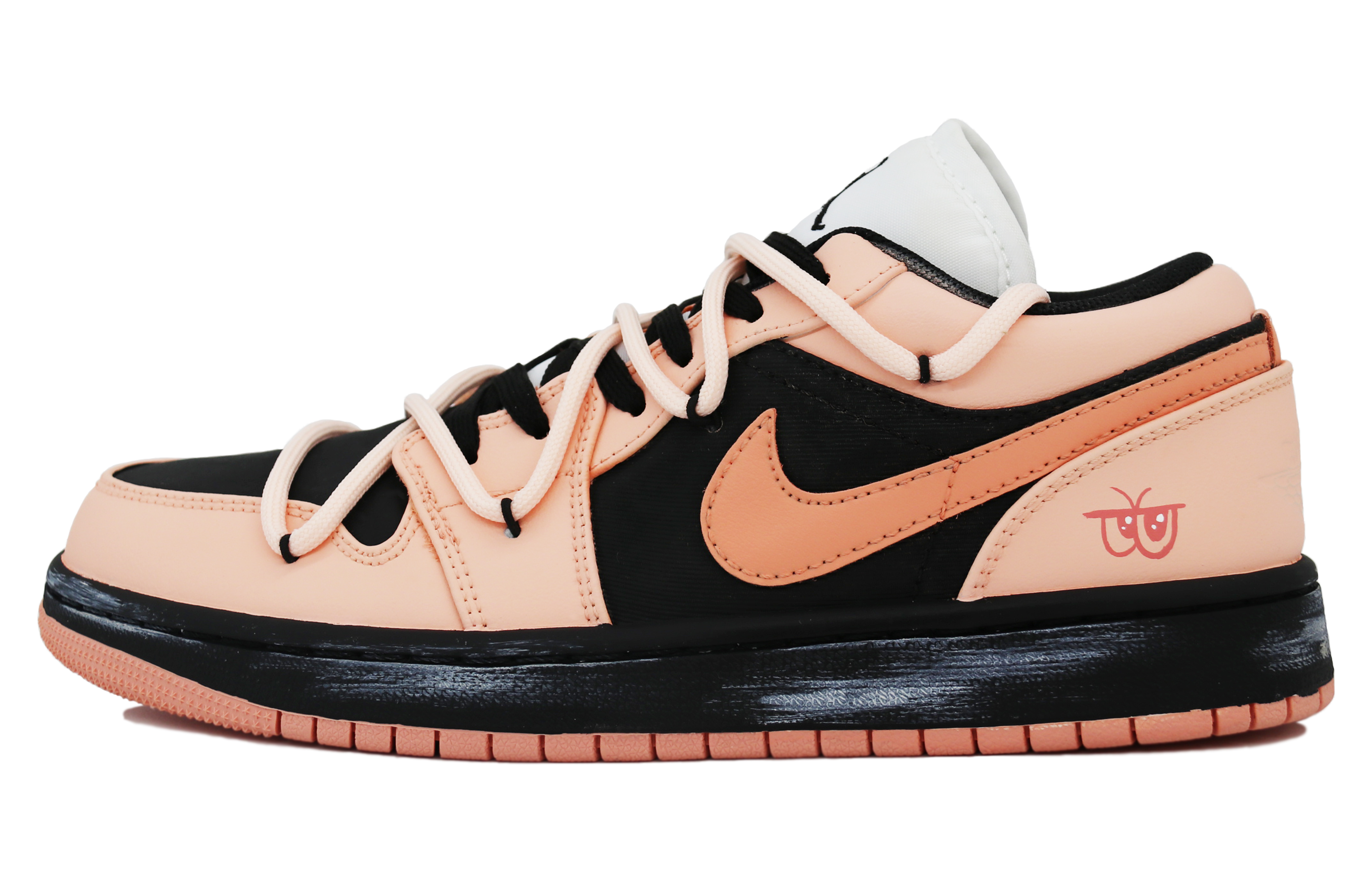 Buy [Zapatillas Personalizadas] Air Jordan 1 Low 'Negro Rosa' DM8960-801(Team31-女款灵感穆斯)