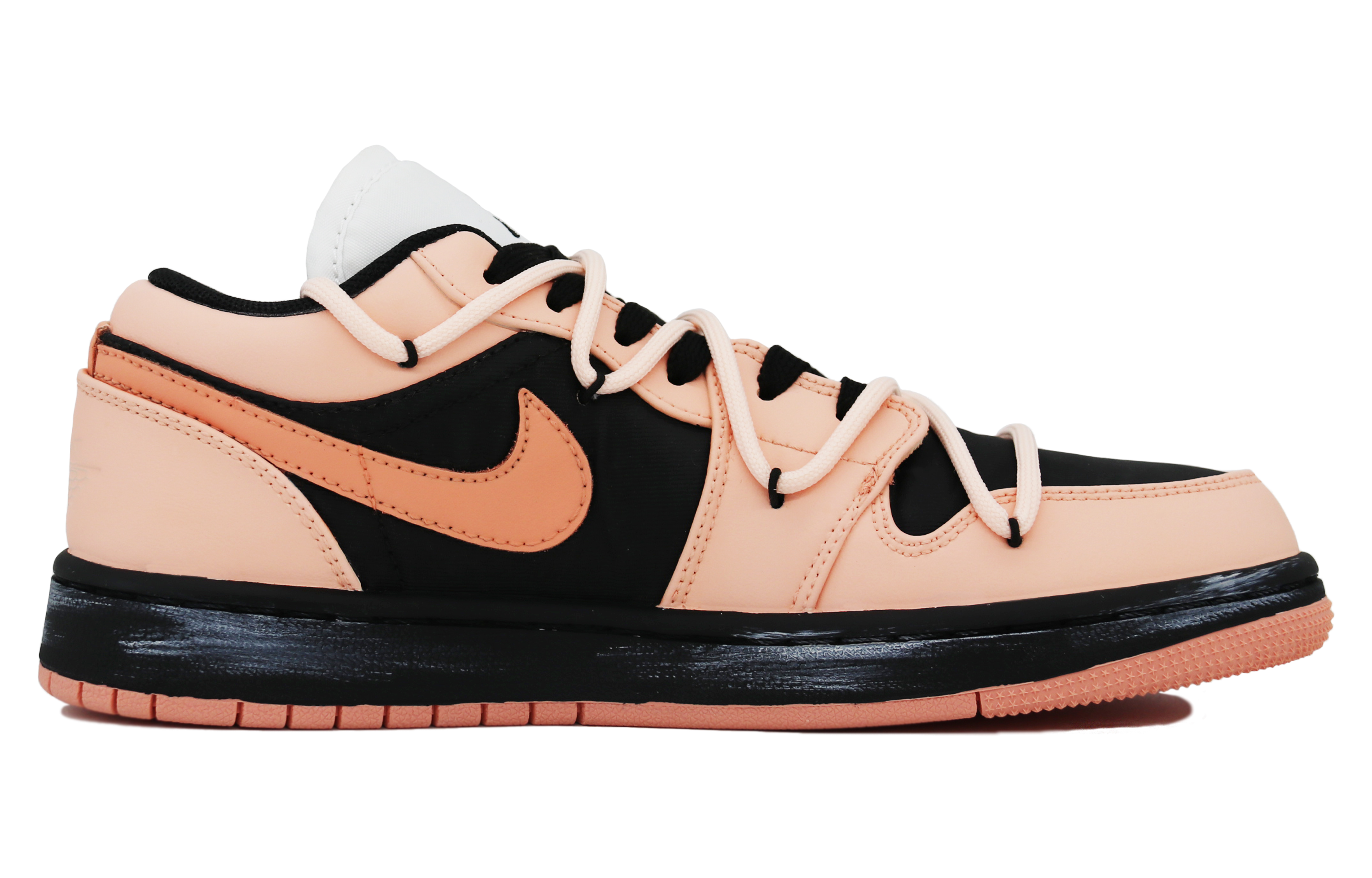 Order [Zapatillas Personalizadas] Air Jordan 1 Low 'Negro Rosa' DM8960-801(Team31-女款灵感穆斯)