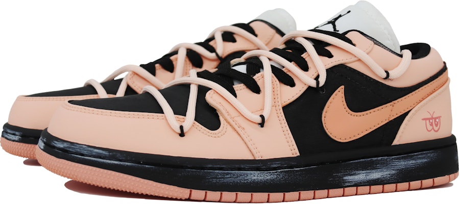 커스텀 에어 조던 1 로우 '블랙핑크' DM8960-801(Team31-女款灵感穆斯) Lookbook 커스텀 에어 조던 1 로우 '블랙핑크' DM8960-801(Team31-女款灵感穆斯)