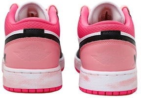 【客製化球鞋】 Jordan Air Jordan 1 低筒 多巴胺 塗鴉 愛心 老化 復古籃球鞋 GS 黑粉白 Shop 【客製化球鞋】 Jordan Air Jordan 1 低筒 多巴胺 塗鴉 愛心 老化 復古籃球鞋 GS 黑粉白