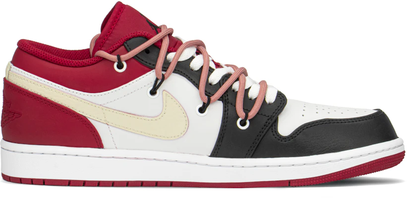 커스텀 에어 조던 1 로우 '블랙 레드 크림' 553558-163(TeamA-AJ男芝加哥) Order 커스텀 에어 조던 1 로우 '블랙 레드 크림' 553558-163(TeamA-AJ男芝加哥)