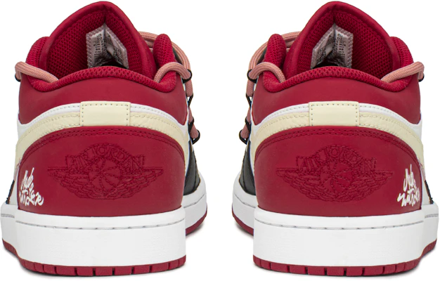 커스텀 에어 조던 1 로우 '블랙 레드 크림' 553558-163(TeamA-AJ男芝加哥) Shop 커스텀 에어 조던 1 로우 '블랙 레드 크림' 553558-163(TeamA-AJ男芝加哥)