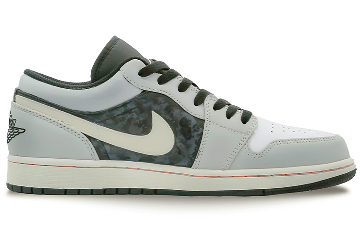 Order 【定制球鞋】Jordan Air Jordan 1 Low 肌理 簡約百搭大氣 實戰利器 低筒 復古籃球鞋 男款 黑白灰