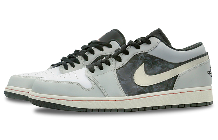 Lookbook 【定制球鞋】Jordan Air Jordan 1 Low 肌理 簡約百搭大氣 實戰利器 低筒 復古籃球鞋 男款 黑白灰