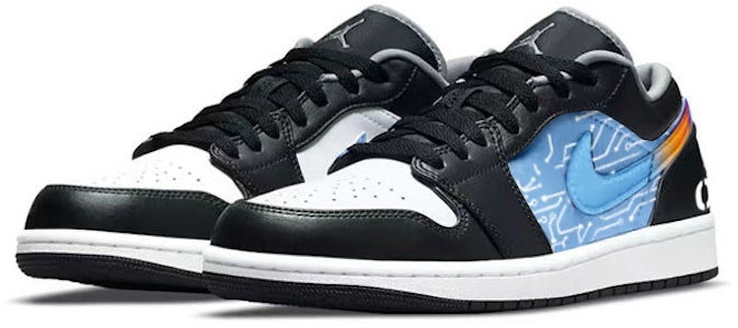 【訂製球鞋】Jordan Air Jordan 1 尖端宇宙 科技藍圖 宇宙暢想 影子 低筒 復古籃球鞋 男女同款 黑白灰 Lookbook 【訂製球鞋】Jordan Air Jordan 1 尖端宇宙 科技藍圖 宇宙暢想 影子 低筒 復古籃球鞋 男女同款 黑白灰