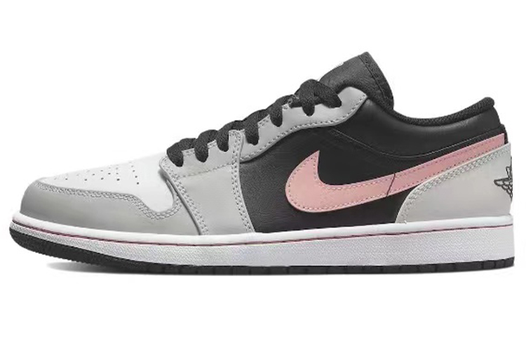 Details for 【定制球鞋】Jordan Air Jordan 1 Low 肌理 簡約百搭大氣 實戰利器 低筒 復古籃球鞋 男款 黑白灰