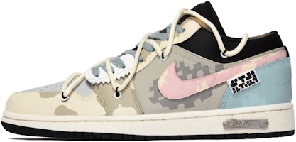 Zapatillas personalizadas Air Jordan 1 Low 'Negro Blanco Rosa Mosaico' DQ8422-001(TeamM-男款马赛克S-BOX) Buy Zapatillas personalizadas Air Jordan 1 Low 'Negro Blanco Rosa Mosaico' DQ8422-001(TeamM-男款马赛克S-BOX)