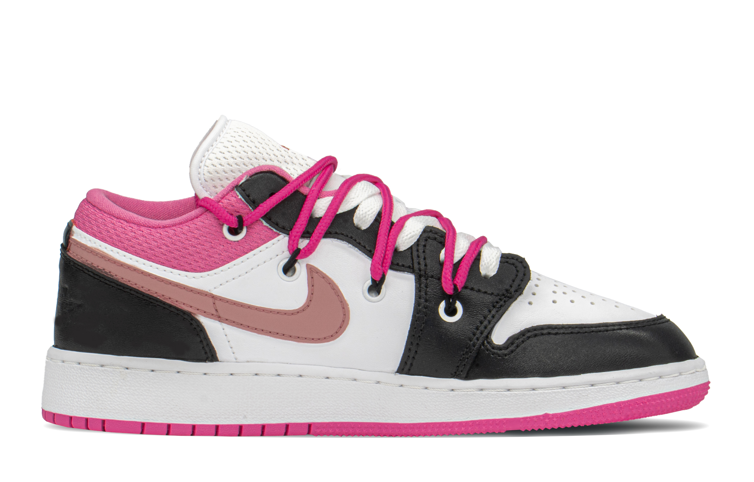 Order Zapatillas Air Jordan 1 Low 'Blanco Negro Rosa - Caja de Regalo' DR9498-168(TeamA-AJ甜酷爱心S-BOX)