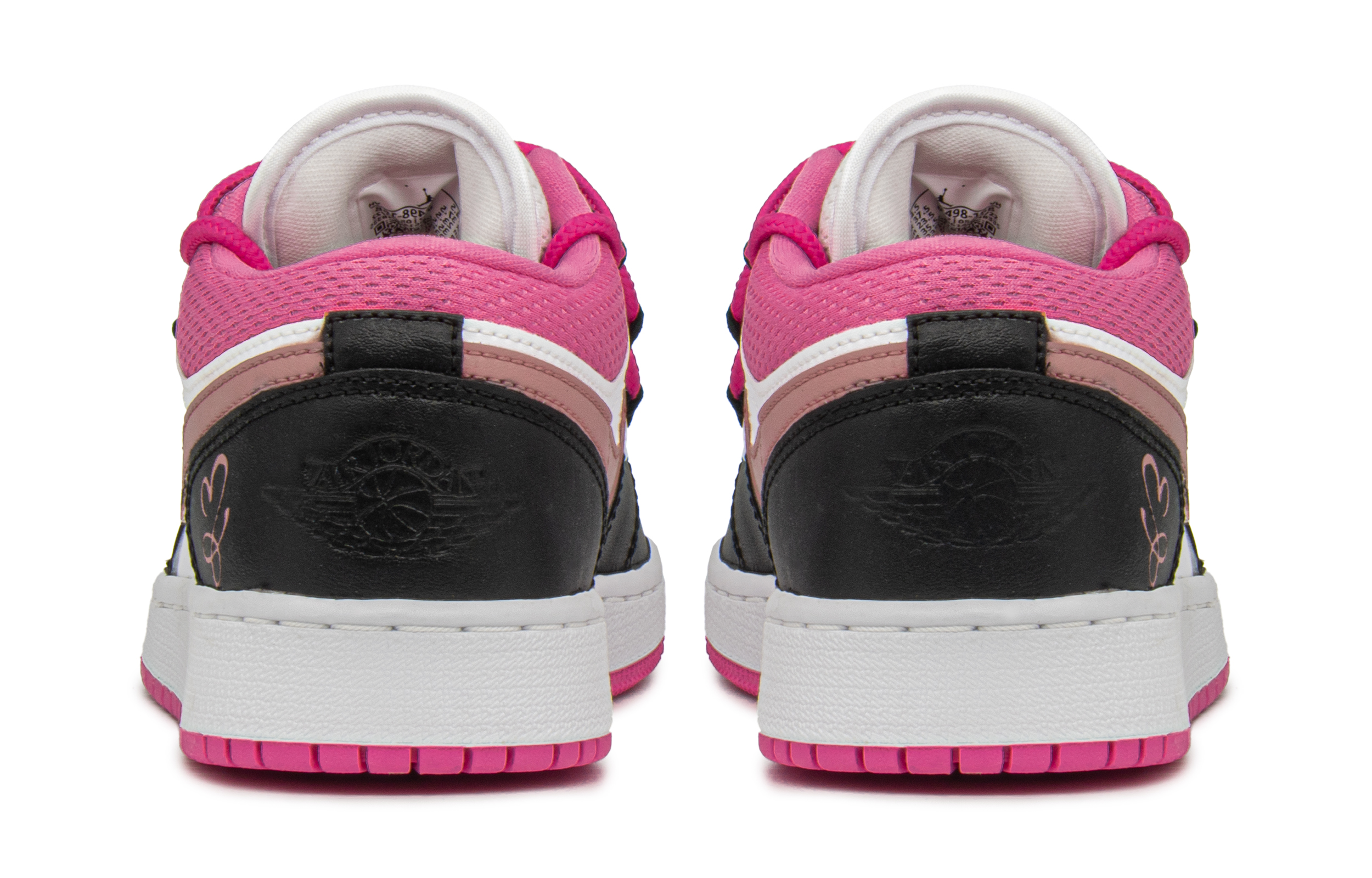 Shop Zapatillas Air Jordan 1 Low 'Blanco Negro Rosa - Caja de Regalo' DR9498-168(TeamA-AJ甜酷爱心S-BOX)