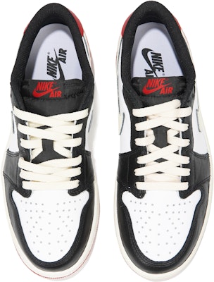 【訂製球鞋】 Jordan Air Jordan 1 三次實驗室 解碼 美式復古 耐磨防滑 低筒 復古籃球鞋 GS 黑白紅 Shop 【訂製球鞋】 Jordan Air Jordan 1 三次實驗室 解碼 美式復古 耐磨防滑 低筒 復古籃球鞋 GS 黑白紅