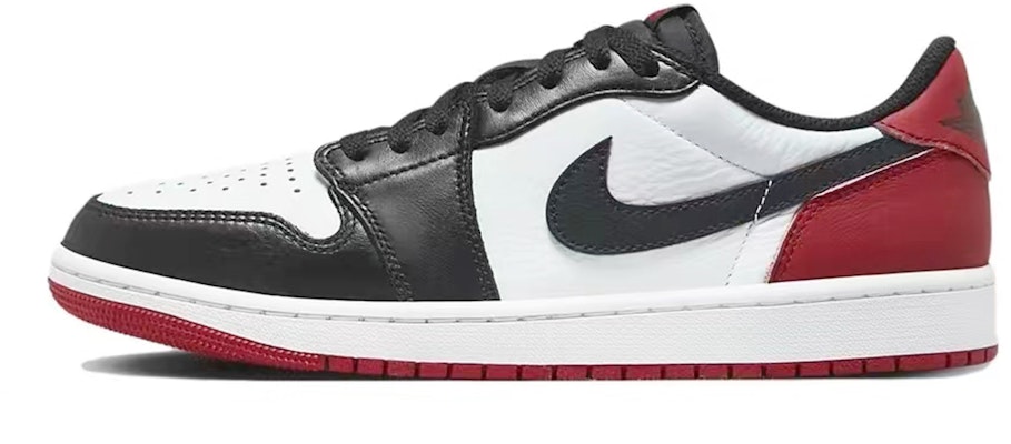 【訂製球鞋】 Jordan Air Jordan 1 三次實驗室 解碼 美式復古 耐磨防滑 低筒 復古籃球鞋 GS 黑白紅 Sizing 【訂製球鞋】 Jordan Air Jordan 1 三次實驗室 解碼 美式復古 耐磨防滑 低筒 復古籃球鞋 GS 黑白紅