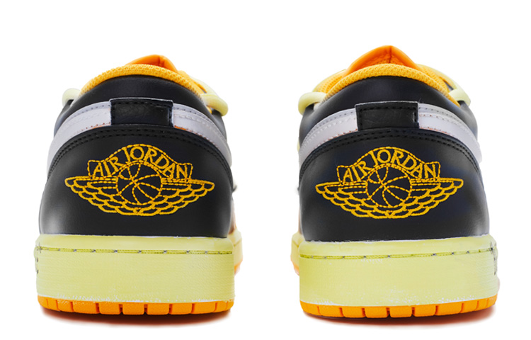 Shop 커스텀 에어 조던 1 로우 '블랙 옐로우' 553558-701(TeamR-男款大黄蜂黑黄)