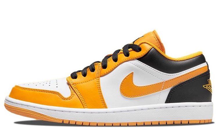 Purchase 커스텀 에어 조던 1 로우 '블랙 옐로우' 553558-701(TeamR-男款大黄蜂黑黄)