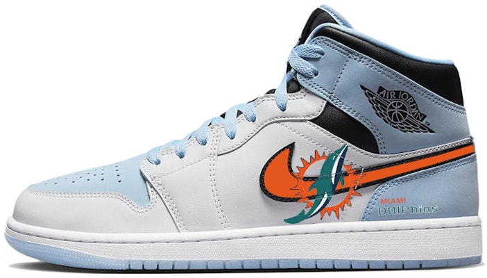 【定製籃球鞋】 Jordan Air Jordan 1 星月海豚 藍色好運 減震防滑耐磨 低筒 復古籃球鞋 男款 藍白 Buy 【定製籃球鞋】 Jordan Air Jordan 1 星月海豚 藍色好運 減震防滑耐磨 低筒 復古籃球鞋 男款 藍白