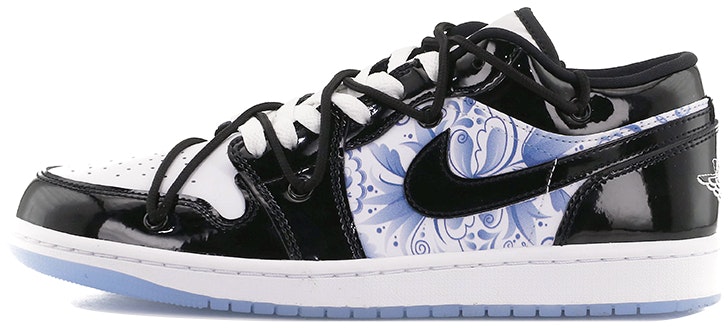 custom-shoes-air-jordan-1-low-blue-porcelain