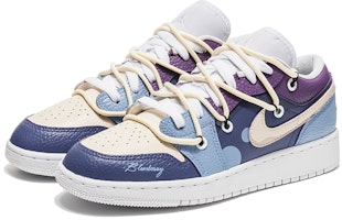 【定制鞋款】Air Jordan 1 Low '蓝紫涂鸦' 553560-130(Team22-涂鸦艺术蓝紫A-BOX) Shop 【定制鞋款】Air Jordan 1 Low '蓝紫涂鸦' 553560-130(Team22-涂鸦艺术蓝紫A-BOX)