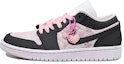Order 에어 조던 1 로우 '블러쉬 핑크 블랙' (커스텀) DB6480-100(Team拾玖-黑粉樱花S-BOX)